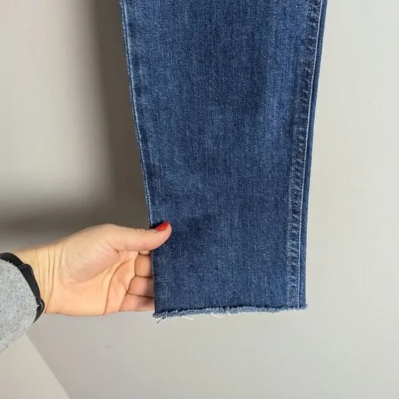 AGOLDE Women's High Rise Skinny Fit Jeans, Medium Wash, Size 26 stretch - Picture 3 of 10